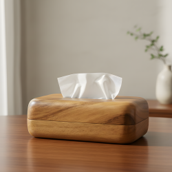 Wooden Tissue Box